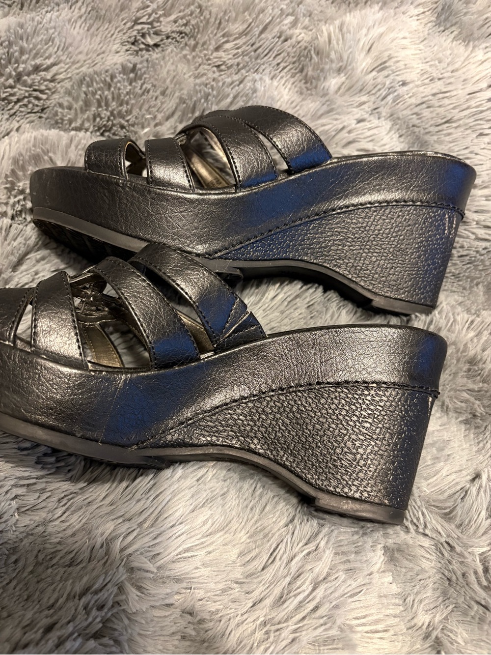 Y2K Bongo Wedge Sandals - Picture 4 of 7